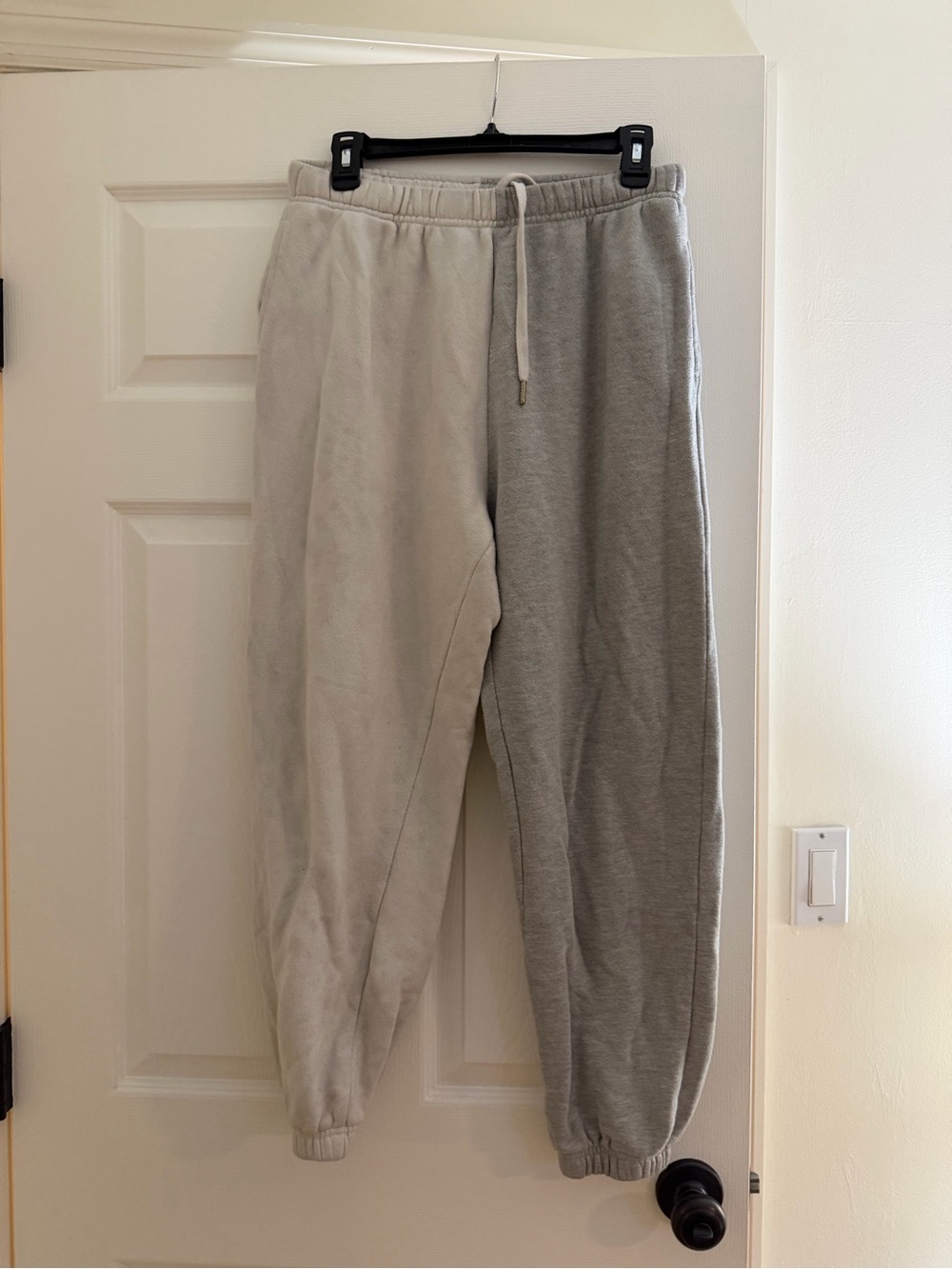 Garage Two-Tone Gray Track Joggers
